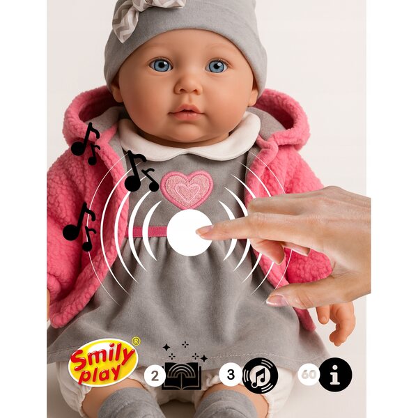 Die 30 cm große interaktive Smily Play-Puppe spricht und lehrt PL- und ENG-Sprachen
