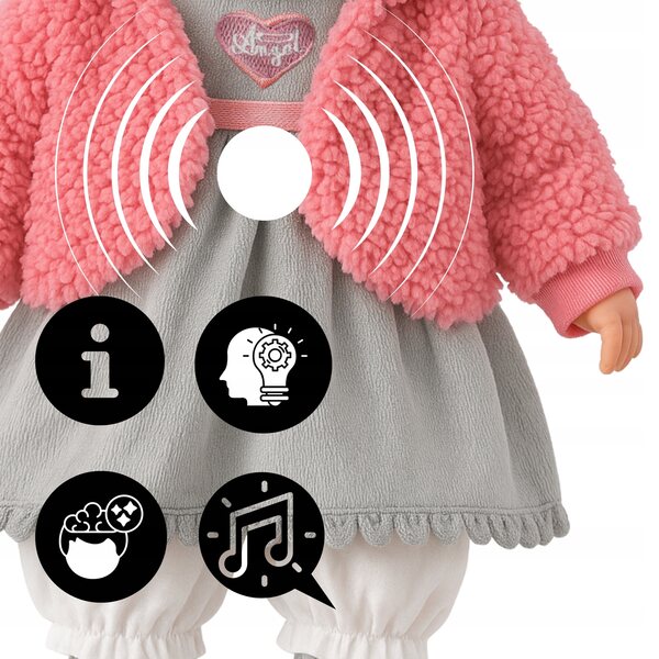 Die 30 cm große interaktive Smily Play-Puppe spricht und lehrt PL- und ENG-Sprachen