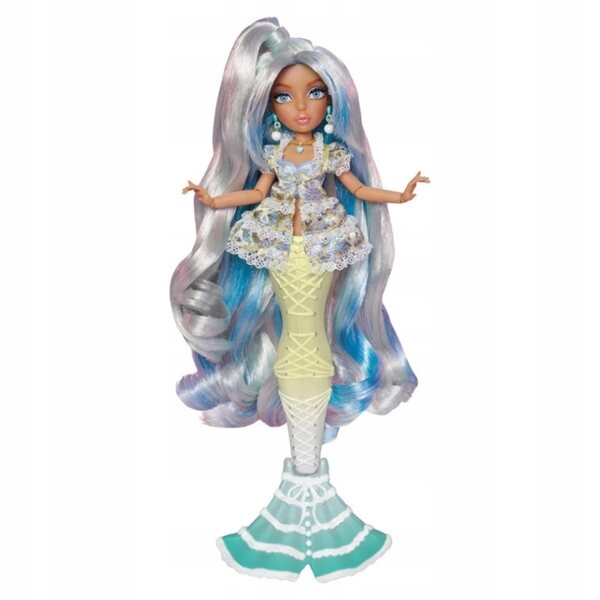 Lalcka Mermaze Mermaidz Casea 29 cm con coda che cambia colore e accessori