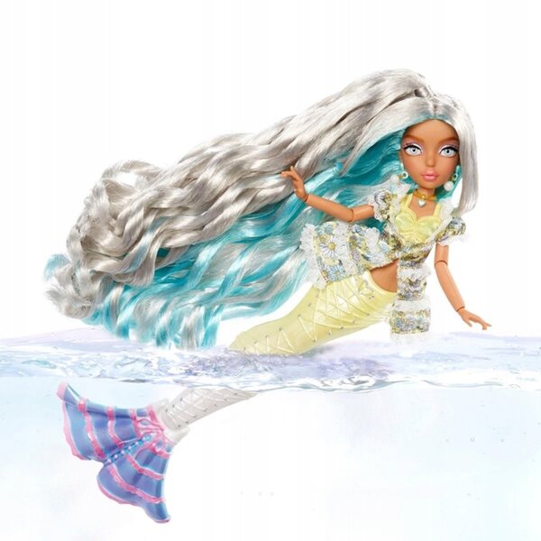 Lalcka Mermaze Mermaidz Casea 29 cm con coda che cambia colore e accessori