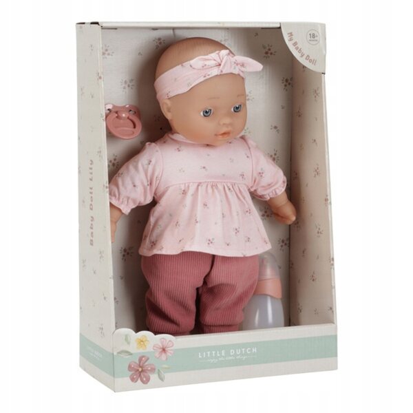 Bambolina Lily Little Dutch con Accessori per Bambini 18M+ Tessuto Morbido