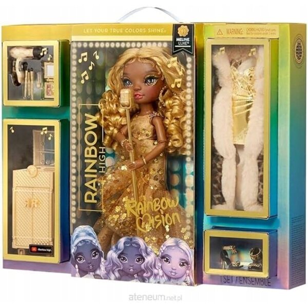 LALKA RAINBOW HIGH VISION MELINE LUXE DIVAS ZŁOTA GOLD