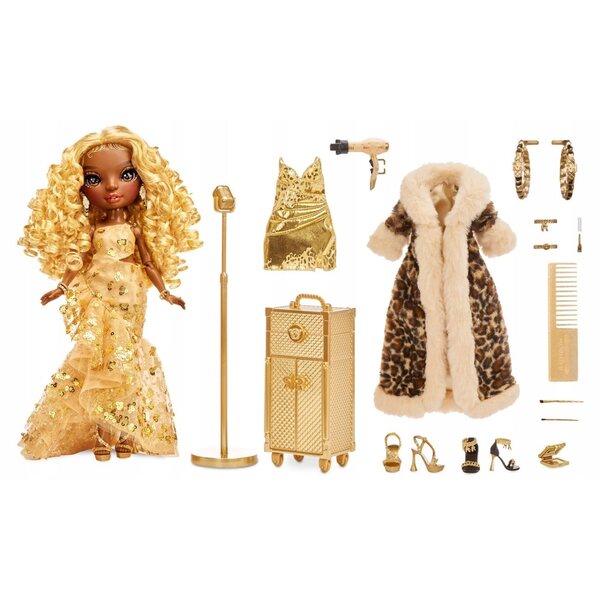 LALKA RAINBOW HIGH VISION MELINE LUXE DIVAS ZŁOTA GOLD
