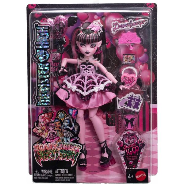 Bambola Monster High Draculaura Straszysweet Compleanno 33 cm Mattel