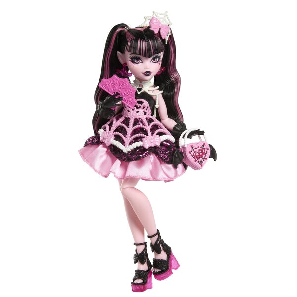 Bambola Monster High Draculaura Straszysweet Compleanno 33 cm Mattel
