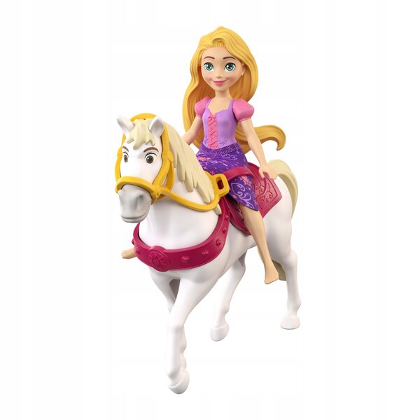 Set 4 bambole Disney Rosaspunza con Flynn, Gothel e Maximus 20 cm multicolore