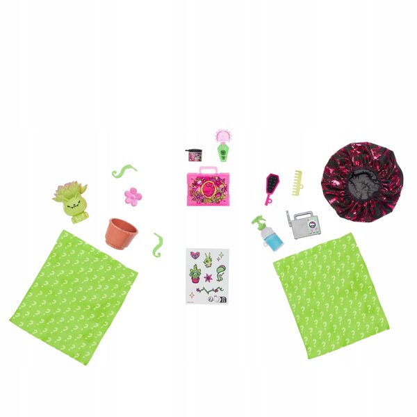 Monster High Venus McFlytrap Doll con Accessori Self-Care 13 Sorprese