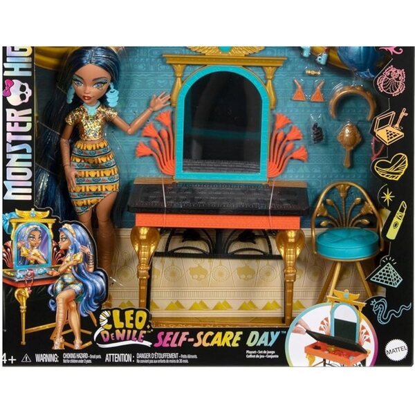 Monster High Toeletta Cleo DeNile con Bambola e Accessori Originale Mattel