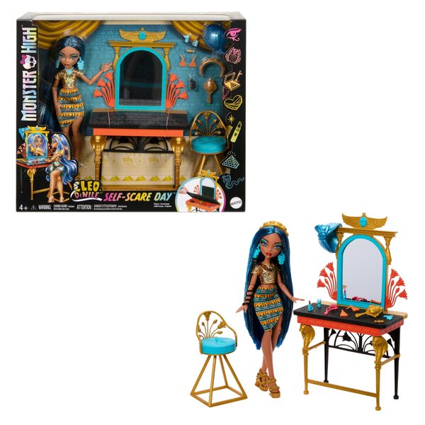 Monster High Toeletta Cleo DeNile con Bambola e Accessori Originale Mattel