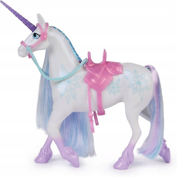 Große Einhorn-Akademie-Gletscherfigur 27 cm mit Gitter und magischem Stift