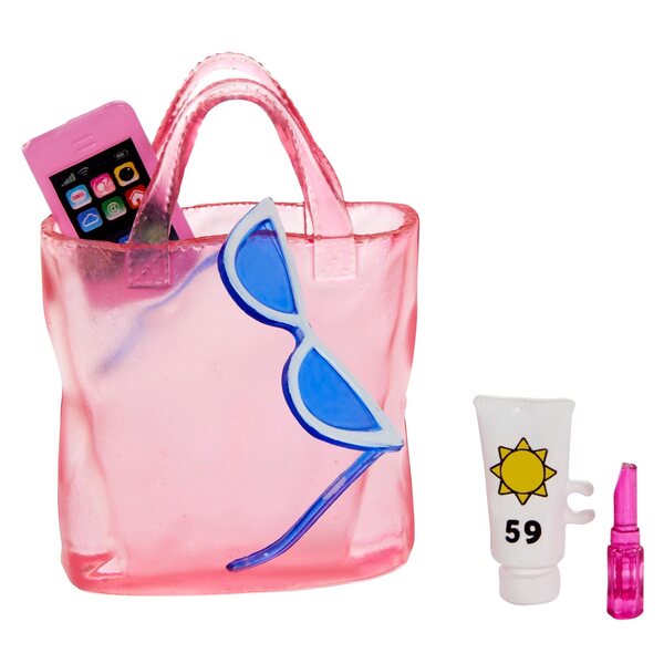 Barbie Beach Day Mattel HPL73 – Puppe mit Sommermode-Accessoires