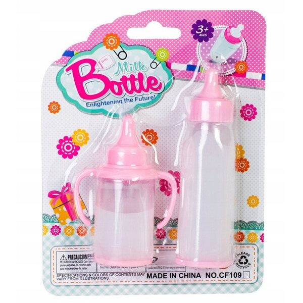 Duftpuppe mit Sound 40 cm - Babyflasche und Windeln DORIS