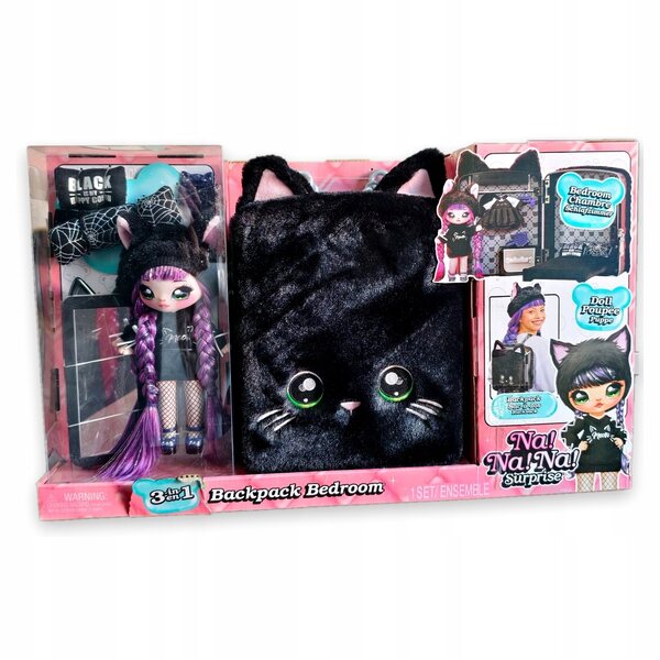 Na!Na!Na mini bambola Surprise con zaino e accessori per la cameretta