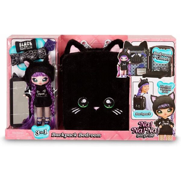 Na!Na!Na mini bambola Surprise con zaino e accessori per la cameretta