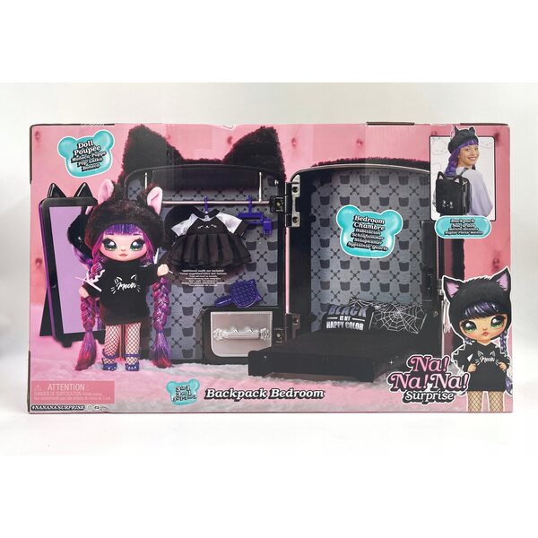 Na!Na!Na mini bambola Surprise con zaino e accessori per la cameretta