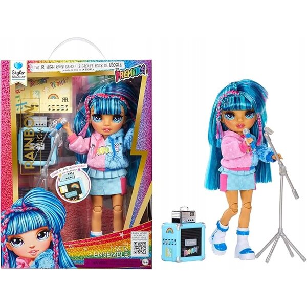 Bambola Rainbow High Skyler con accessori - bambola fashion da 28 cm con microfono