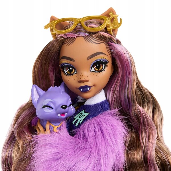 Monster High Clawdeen Wolf nukk koos tarvikute ja lemmikloomaga 29 cm