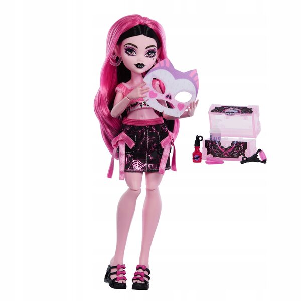 Die anderen Monster High Draculaura Self-Care-Geheimnisse mit 13 Zubehörteilen zum Entspannen und Spielen