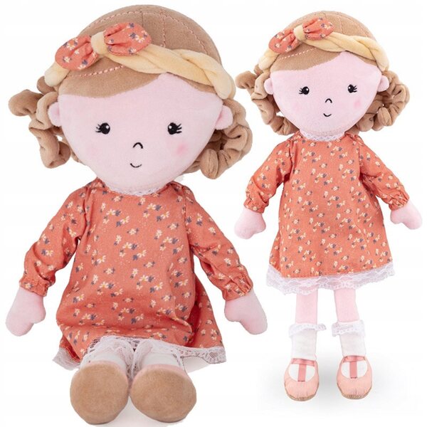 Bambola Sophie in tessuto da 35 cm per neonati, morbida e lavabile a mano