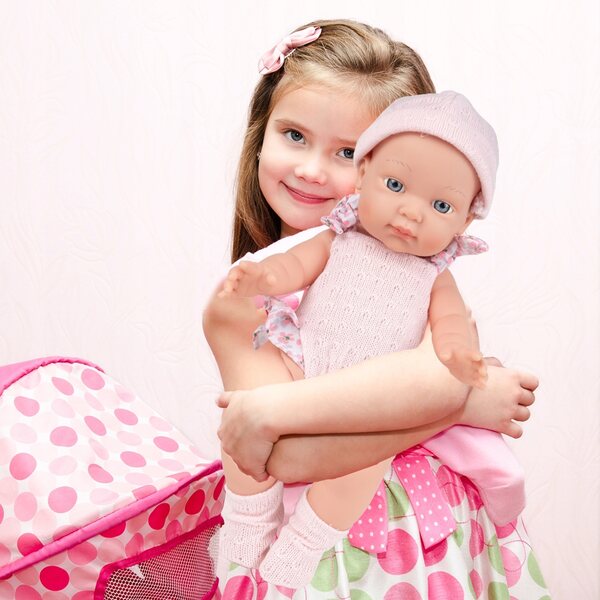 Bambola neonato MalPlay 30 cm con accessori e vestiti rimovibili per bambini 18+ mesi