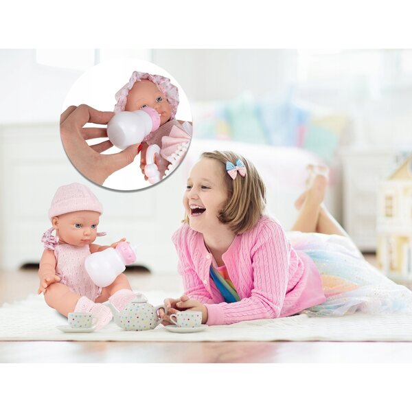 Bambola neonato MalPlay 30 cm con accessori e vestiti rimovibili per bambini 18+ mesi