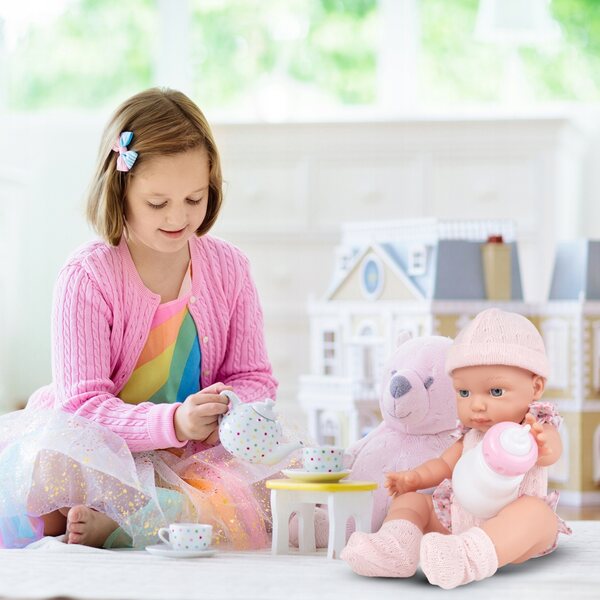 Bambola neonato MalPlay 30 cm con accessori e vestiti rimovibili per bambini 18+ mesi