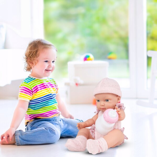 Bambola neonato MalPlay 30 cm con accessori e vestiti rimovibili per bambini 18+ mesi