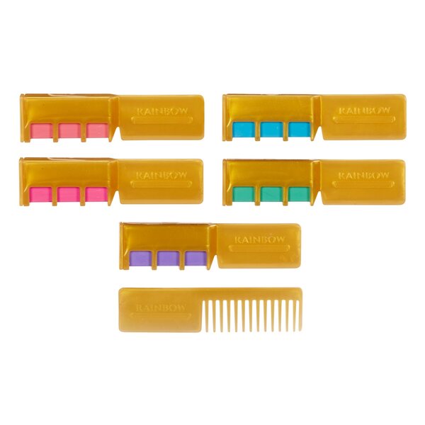 Bambola Rainbow High Meline con Gessetti per Capelli e Accessori Fashion 9 cm