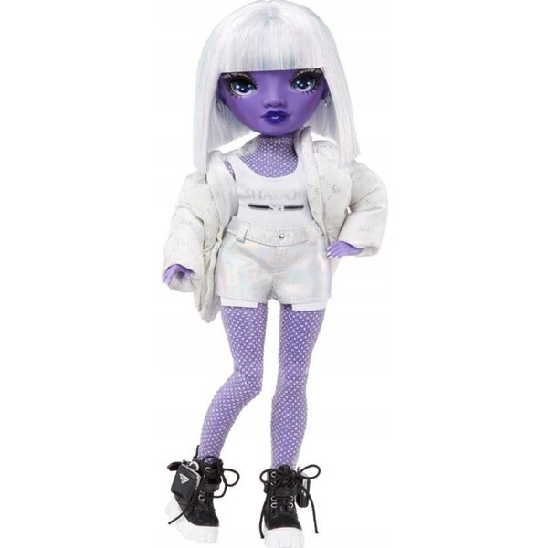 Bambola Rainbow High Shadow Dia Mante Viola con Accessori e Cosmetici