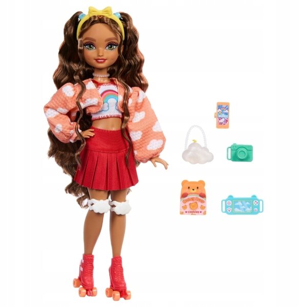 Barbie Teresa auf Rollschuhen mit Mode- und Kreativitätszubehör 29 cm