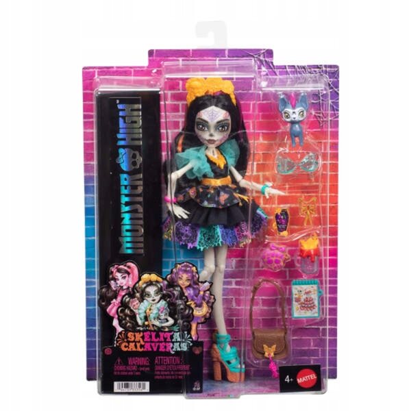 MONSTER HIGH SKELITA CALAVERAS Lalka podstawowa JHK34