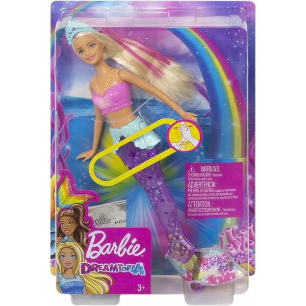 Barbie Dreamtopia Magische Meerjungfrau mit Lichteffekten und Schwimmbewegung