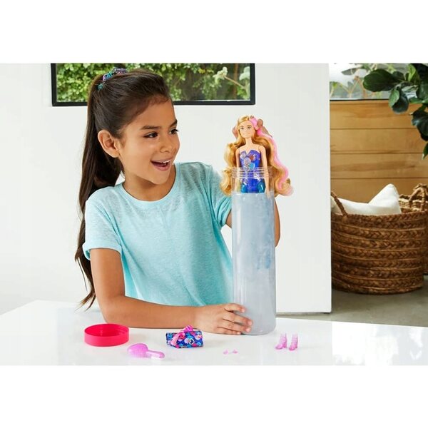 Barbie Color Reveal Party – Puppe mit 7 Überraschungen, 29 cm, Mattel