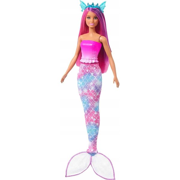 Barbie Dreamtopia 3 in 1 mit Meerjungfrauen-, Einhorn- und Prinzessinnenkleidern 29 cm
