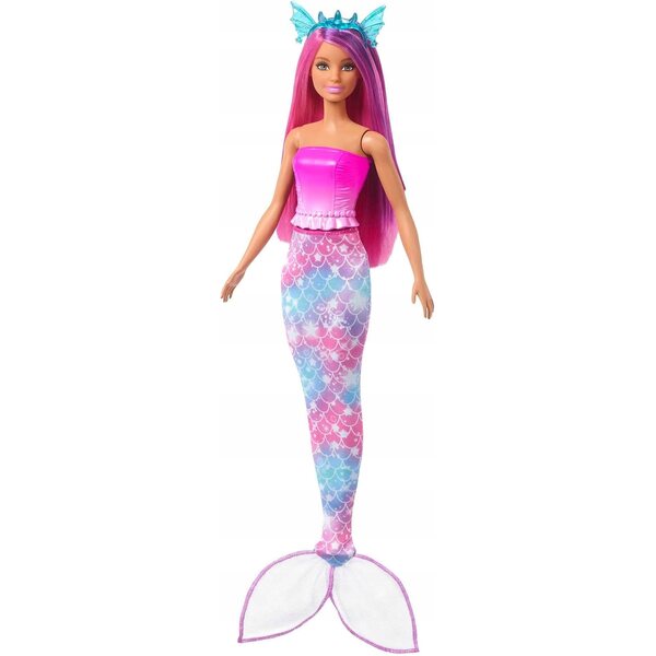 Barbie Dreamtopia 3 in 1 mit Meerjungfrauen-, Einhorn- und Prinzessinnenkleidern 29 cm