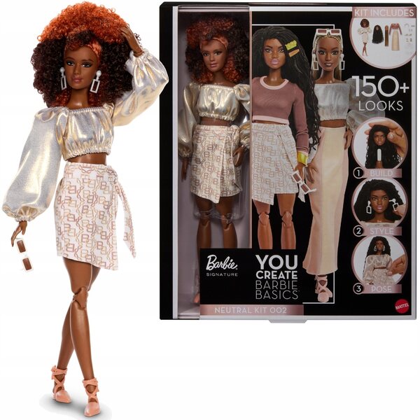 Barbie Signature You Create Basics Kit Neutral mit Zubehör und Anpassungsmöglichkeiten