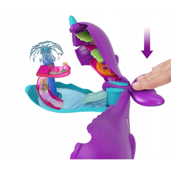 Polly Pocket Narwhal Sottomarino con Accessori e Funzioni Interattive Mattel
