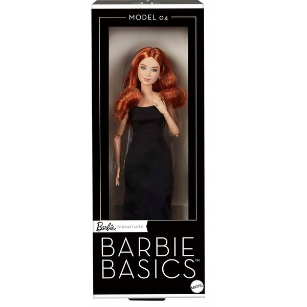 Barbie Basics Modell 04 Schwarz Made to Move 29 cm, Mattel Collection Puppe
