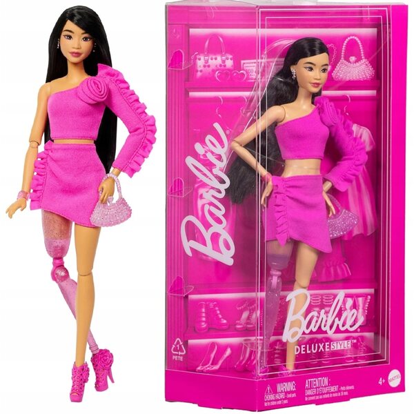 Barbie Deluxe Style 2 mit glitzerndem Schutz und rosa Barbiecore-Look