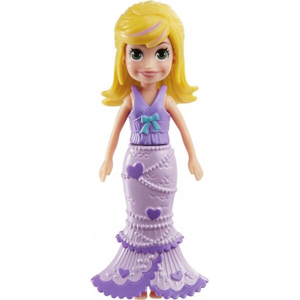 Mattel Polly Pocket Set Fashion Seashine Sirena con Mini-Bambole e Accessori Sirena
