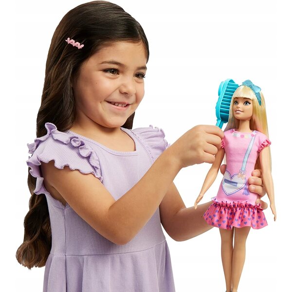 Barbie My First Doll mit Kätzchen – Malibu-Puppe 34 cm für Kinder ab 3 Jahren