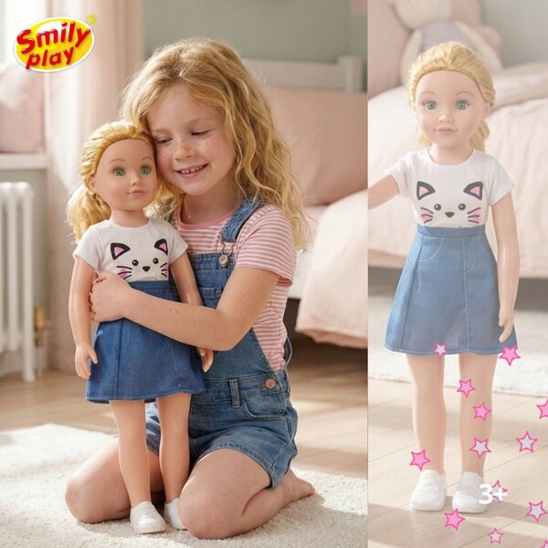 Bambola Julka 70 cm Smily Play - Una grande principessa dai capelli lunghi