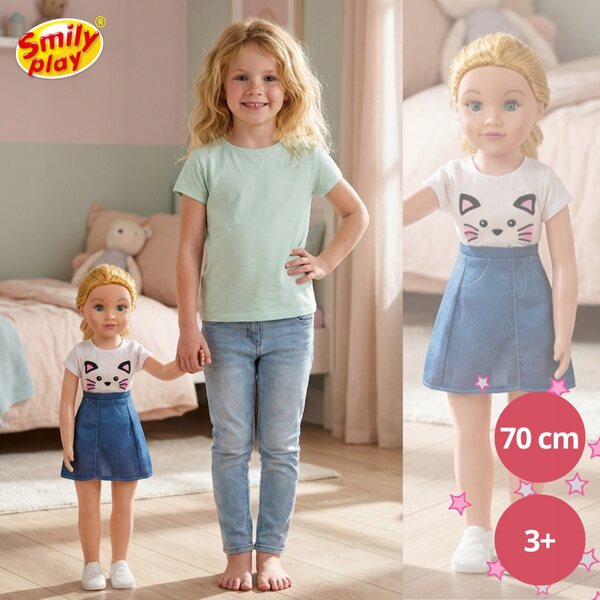 Bambola Julka 70 cm Smily Play - Una grande principessa dai capelli lunghi