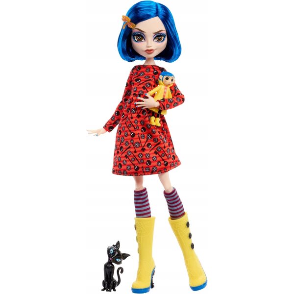 Monster High x Coraline Coraline bambola da collezione con accessori per bambini 6+