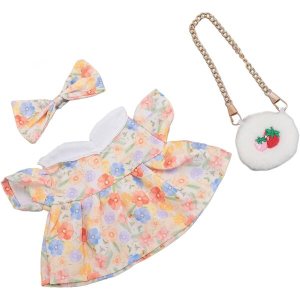 Kleidung für Plüschpuppen 20 cm aus strapazierfähiger Baumwolle – robustes und multifunktionales Kleid