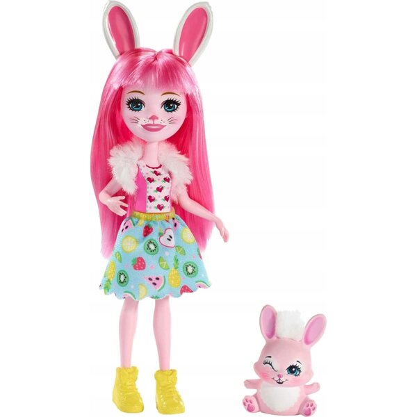 Enchantimals Bree Bunny with Twist – Puppe und Haustier für Kinder ab 4 Jahren