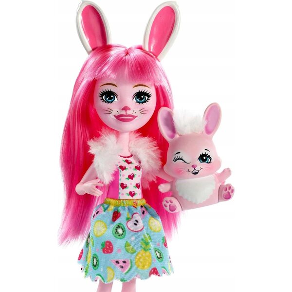 Enchantimals Bree Bunny with Twist – Puppe und Haustier für Kinder ab 4 Jahren