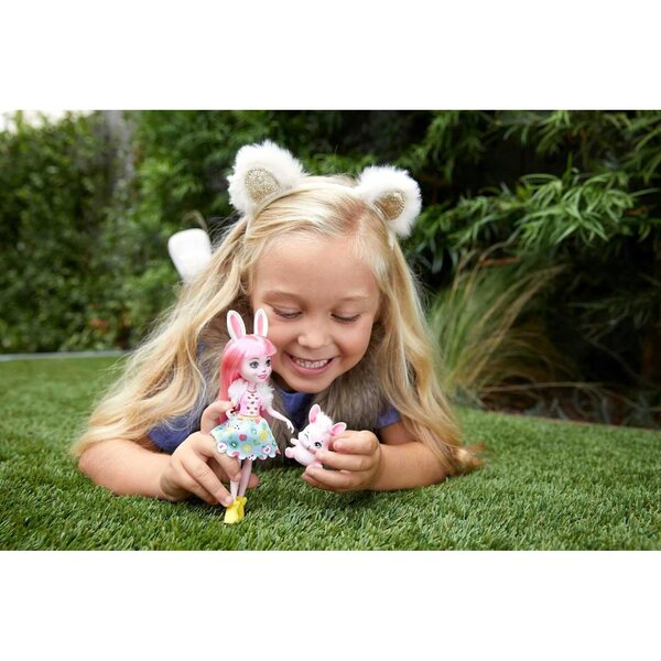 Enchantimals Bree Bunny with Twist – Puppe und Haustier für Kinder ab 4 Jahren