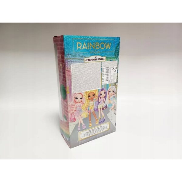 Lalcaire Rainbow Bella Parker Original aus Stoff, Höhe 3 cm für Kinder ab 4 Jahren