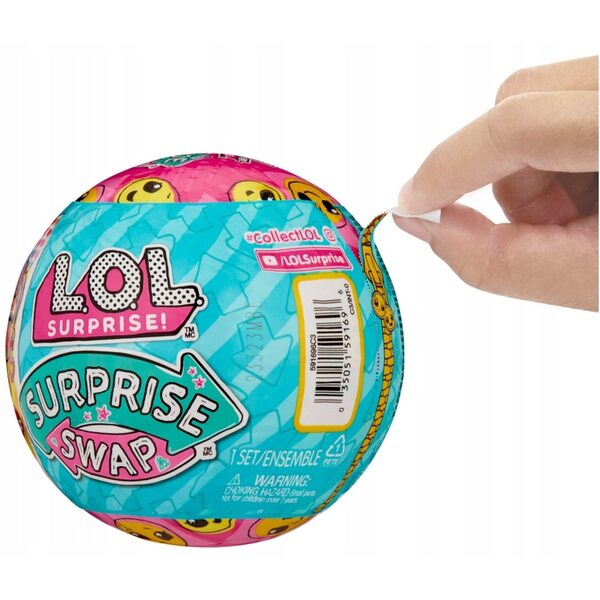 LOL Surprise Swap Tot-pop met twee stijlen en accessoires, 3+